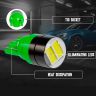 Allextreme EXT10WG Universal T10 LED Parking Light 4 SMD Super Bright Interior Pilot License Plate Dome Indicator Lamp Bulb for Car Bike and Motorcycle (1W, Green, 2 PCS)