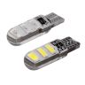 Allextreme EXT10F2 3W Multipurpose T10 LED Parking Light 6 SMD Bright Interior Pilot Licence Plate Dome Indicator Lamp for Car Bike and Motorcycle (White, Pack of 2)