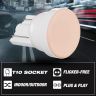 Allextreme EXLGLR2 Universal T10 LED Parking Light Super Bright Interior Pilot License Plate Dome Indicator Lamp Bulb for Car Bike and Motorcycle (2W, Pink, 2 PCS)