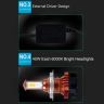 AllExtreme EXH4HG2 LED H4 Headlight Conversion Kit Lamp Bulbs for Front Fog Headlamp for Cars and Bike (Cool White, 80W, 2 Pieces)