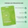 Allextreme EXASC01 Portable Air Sterilization Card Disinfection Sterilization Purifying Lanyard Protection Card for Kids, Adults, Home, School Travel & Office (Random Colour)