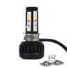 Allextreme Car LED H4 Headlight 40 Watt Driving Headlamp High Low Beam Chip Fog Flash Light for SUVs Trucks Sedans Motorcycle