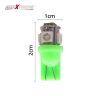 Allextreme T10 Light Bulb 194 LED Wedge 5 SMD for Car Interior Exterior Courtesy Licence Plate Dome Map Door Dashboard Side Marker (Green, Pack of 2)