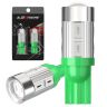 Allextreme EXT10SM Universal T10 LED Parking Light 10 SMD Super Bright Interior Pilot License Plate Dome Indicator Lamp Bulb for Car Bike and Motorcycle (3W, Green, 2 PCS)