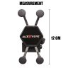 Allextreme AEXL1PH Universal Mobile Mount Cell Phone Holder 360 Rotation Bike Mobile Charger for Motorcycles & Bikes (Black)