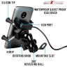 Allextreme AEXL1PH Universal Mobile Mount Cell Phone Holder 360 Rotation Bike Mobile Charger for Motorcycles & Bikes (Black)
