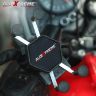 Allextreme AEXL1PH Universal Mobile Mount Cell Phone Holder 360 Rotation Bike Mobile Charger for Motorcycles & Bikes (Black)
