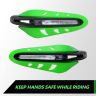 AllExtreme EXHP44G 7/8" 22mm Motorcycle Hand Guard with LED Light Universal Bike Handle Protector Shield Handlebar Protection Gear (Green)