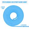 AllExtreme AX-LED1 Neon LED Flexible Strip Light 12V Decorative Interior Exterior Car Truck Styling EL Wire Glow String Tube (Blue, 5M)