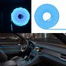 AllExtreme AX-LED1 Neon LED Flexible Strip Light 12V Decorative Interior Exterior Car Truck Styling EL Wire Glow String Tube (Blue, 5M)