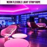 Allextreme AX-LED5 Neon LED Flexible Strip Light 12V Decorative Interior Exterior Car Truck Styling EL Wire Glow String Tube (Purple, 5M)
