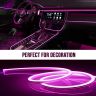 Allextreme AX-LED5 Neon LED Flexible Strip Light 12V Decorative Interior Exterior Car Truck Styling EL Wire Glow String Tube (Purple, 5M)