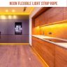 Allextreme AX-LED3 Neon LED Flexible Strip Light 12V Decorative Interior Exterior Car Truck Styling EL Wire Glow String Tube (Yellow, 5M)
