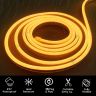 Allextreme AX-LED3 Neon LED Flexible Strip Light 12V Decorative Interior Exterior Car Truck Styling EL Wire Glow String Tube (Yellow, 5M)