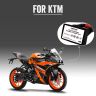 Allextreme EXFKT1 Highway Indicator Flasher Relay Plug and Play Turn Signal Light Hazard Module with 20 Flashing Patterns Compatible with KTM 125, 200, 250, 390