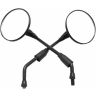 Allextreme EXSMB2 Universal Rear View for Motorcycle, Side Mirrors Set Compatible for Bullet, Classic, Electra, Standard 350cc & 500cc (Black) -Set of 2