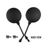 Allextreme EXSMB2 Universal Rear View for Motorcycle, Side Mirrors Set Compatible for Bullet, Classic, Electra, Standard 350cc & 500cc (Black) -Set of 2