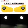 Allextreme GRD-05-Y LED Handguard 8 Watts Vision Light Lamp for ATV MX Off-Road Bright (Yellow)