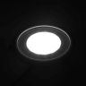 Allextreme EXRTIB2 Round COB LED Switchback DRL Light 2.83" Diameter Side Turn Signal Super Bright Fog Lamp with Indicator for All Cars (20W, White, Ice Blue, 2 PCS)