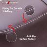 Allextreme PU Leather Seat Cover with Anti Skid Split Cushion Reinforced Stitching Dust Water Resistant for 350cc & 500cc Bullet Classic Models (Brown)