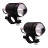Allextreme AXU102 CREE LED Fog Light 12V Projector Lamp Waterproof Driving Headlight for Car and Motorcycle 25W (Pack of 2)