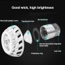 Allextreme 10W High Intensity Led Projector Lamp Stylish Dual Ring COB LED Headlight with Hi/Low Beam and Flasher Function for All Bikes (Blue & Red, 1 Pc)