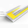Allextreme Extps1D El Led Helmet Light Strip With 3 Modes Flashing Night Bike Motorcycle Riding Signal Sticker (Yellow), Motorcycling