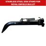 AllExtreme Heavy Duty Durable Stainless Steel Side Stand for Bullet Classic Electra and Standard 350cc and 500cc Motorcycles (Black)