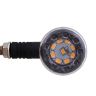 Allextreme EXTS2Y Universal Turn Signal Indicator Light Front/Rear Round Blinker Bulb for Motorcycles (Yellow, 2 Pcs)