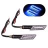 Allextreme EXTA02B Universal Turn Signal Indicator Light Front/Rear Blinker Bulb For Motorcycles (Blue, 2 Pcs)
