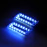 Allextreme EXTA02B Universal Turn Signal Indicator Light Front/Rear Blinker Bulb For Motorcycles (Blue, 2 Pcs)