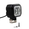 Allextreme EXHM2B 2.5 Inch Square White Fog Light with Halo Angel Eye Ring for Bike Motorcycle Car and Off Road SUV (20W, Blue, Pack of 2)