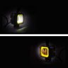 Allextreme EXHM2Y 2.5 Inch Square White Fog Light with Halo Angel Eye Ring for Bike Motorcycle Car and Off Road SUV (20W, Yellow, Pack of 2)