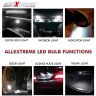 Allextreme EX10S1W 10 LED Universal Car Interior Super Bright Roof Light Reading Dome Bulb Lamp with Festoon Holder (5W, White, 1 Pc)