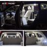 AllExtreme EX12D1W 12 LED Universal Car Interior Super Bright Roof Light Reading Dome Bulb Lamp with Festoon Holder (6W, White, 1 Pc)