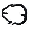 Allextreme EX9SL1B Heavy Duty Metal Leg Guard Front Bike Safety Crash Bar with Wrapped Black Rope Compatible for BS3, BS4 and BS6 Model Royal Enfield Bullet 350cc and 500cc (Black)