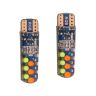 Allextreme EXT102M Universal T10 LED Parking Light Super Bright Interior Pilot License Plate Dome Indicator Lamp Bulb for Car Bike and Motorcycle (1W, Multicolor, 2 PCS)