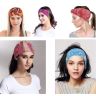 Allextreme Unisex Seamless Bandana Multi Wear Headband Face Mask Cover for Dust & Wind Protection, Bike Riding & Outdoor Sports (3 Pcs, Random Colour & Design)