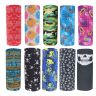 Allextreme Unisex Seamless Bandana Multi Wear Headband Face Mask Cover with Printed Pattern Dust & Wind Resistant Ideal for Various Sports (10 Pcs, Random Color & Design)