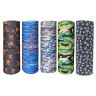 Allextreme AEBAN05 Unisex Seamless Bandana Multi Wear Headband Face Mask Cover for Dust & Wind Protection, Bike Riding & Outdoor Sports (5 Pcs, Random Colour & Design)