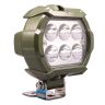 Allextreme EX6LMW1 Waterproof 6 LED White Fog Light With Strobe Feature Heavy Duty Work Lamp for Motorcycle Bike Car and SUV (18W, White, 1 Pc)