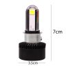 AllExtreme EXTHB2B 3 Side LED Headlight Bulb with Bluetooth connectivity, Cooling Fan & Canbus Head lamp Conversion Kit for Bikes Cars & SUV (30W, Multicolour, 2Pcs)