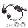 AllExtreme EXTHB2B 3 Side LED Headlight Bulb with Bluetooth connectivity, Cooling Fan & Canbus Head lamp Conversion Kit for Bikes Cars & SUV (30W, Multicolour, 2Pcs)