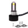 AllExtreme EXTHB1B 3 Side LED Headlight Bulb with Bluetooth connectivity, Cooling Fan & Canbus Head lamp Conversion Kit for Bikes Cars & SUV (30W, Multicolour, 1Pc)