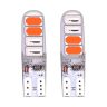 Allextreme 1W 10 LED Parking Light 6000K Bright Interior Pilot Licence Plate Lamp Door Courtesy Indicator Lamp for Cars Bikes Motorcycles (Red & Pink, 2 Pcs)