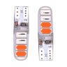 Allextreme 1W 10 LED Parking Light 6000K Bright Interior Pilot Licence Plate Lamp Door Courtesy Indicator Lamp for Cars Bikes Motorcycles (Red & Pink, 2 Pcs)