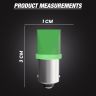Allextreme EXB9BG2 BA9S LED Parking Light Super Bright Car Interior License Plate Wedge Dome Trunk Dashboard Bulb for Car Bike and Motorcycle (Green)