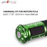 AllExtreme Bungbon Designer Grip Covers for Royal Enfield Classic 350 and for All Bikes (Green)