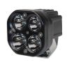 Allextreme EX40WF1 4 LED Fog Light Super Bright Spot Flood Beam Driving Lamp for Motorcycle Cars Bikes & SUV (40W, White Light, 1 Pc)