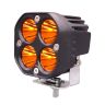 Allextreme EX40LY1 4 LED Fog Light Super Bright Spot Flood Beam Driving Lamp for Motorcycle Cars Bikes & SUV (40W, Amber Light, 1 Pc)